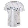 Kris Bryant Colorado Rockies Nike Youth Home Replica Player Jersey - White - Side View