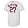 Jose Altuve Houston Astros Nike Youth Home Replica Player Jersey - White - Detail View