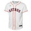 Jose Altuve Houston Astros Nike Youth Home Replica Player Jersey - White - Side View