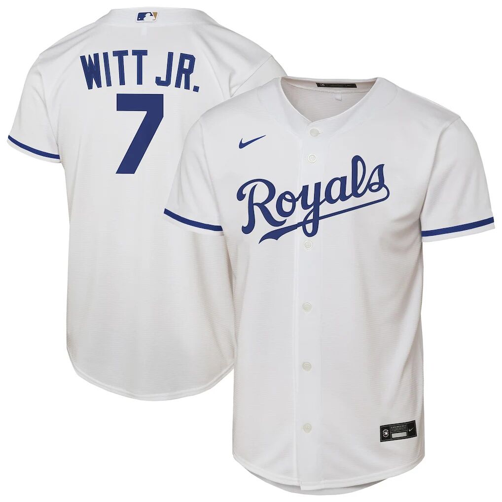 Bobby Witt Jr. Kansas City Royals Nike Youth Home Replica Player Jersey