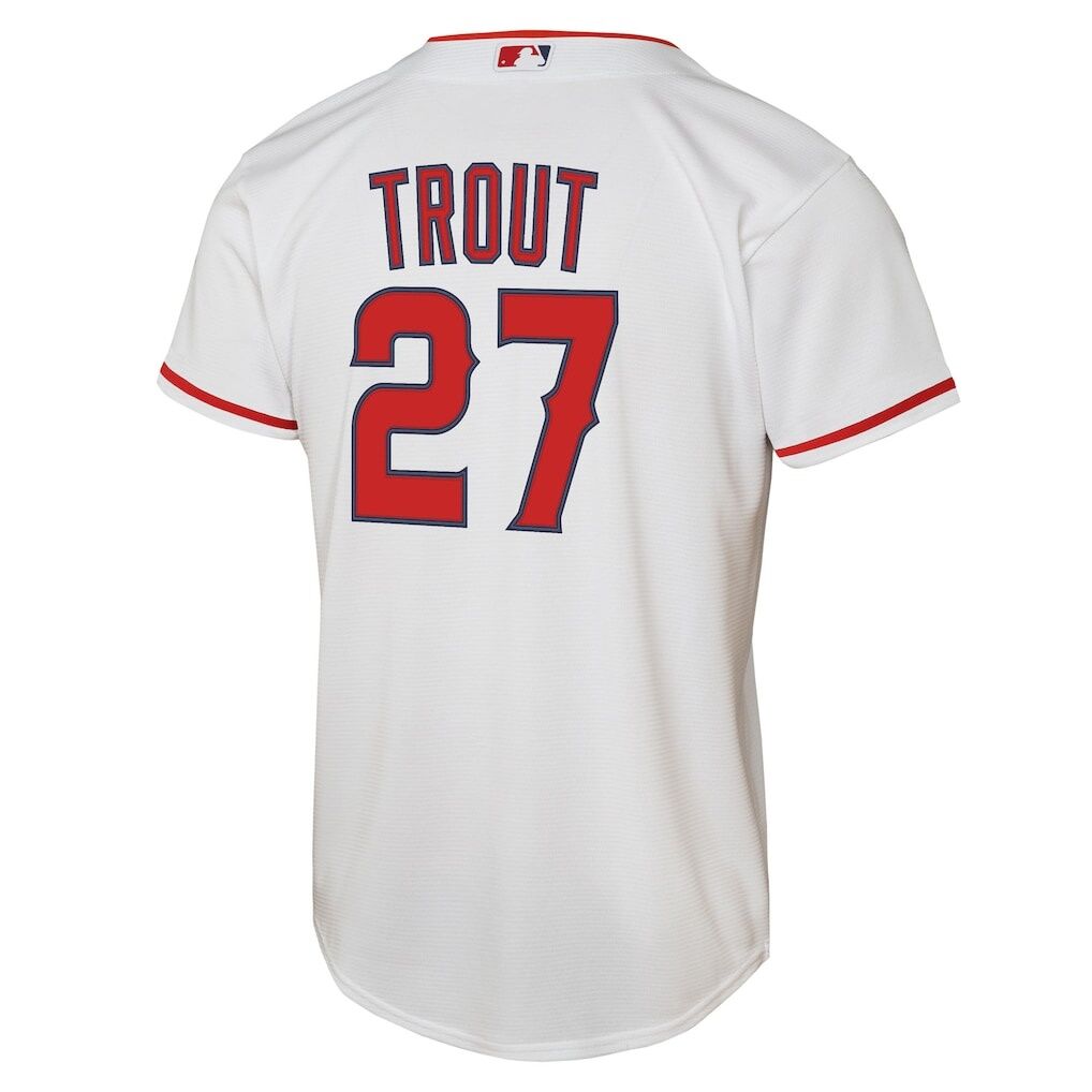 Mike Trout Los Angeles Angels Nike Youth Home Replica Player Jersey