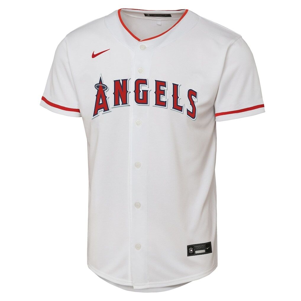Mike Trout Los Angeles Angels Nike Youth Home Replica Player Jersey