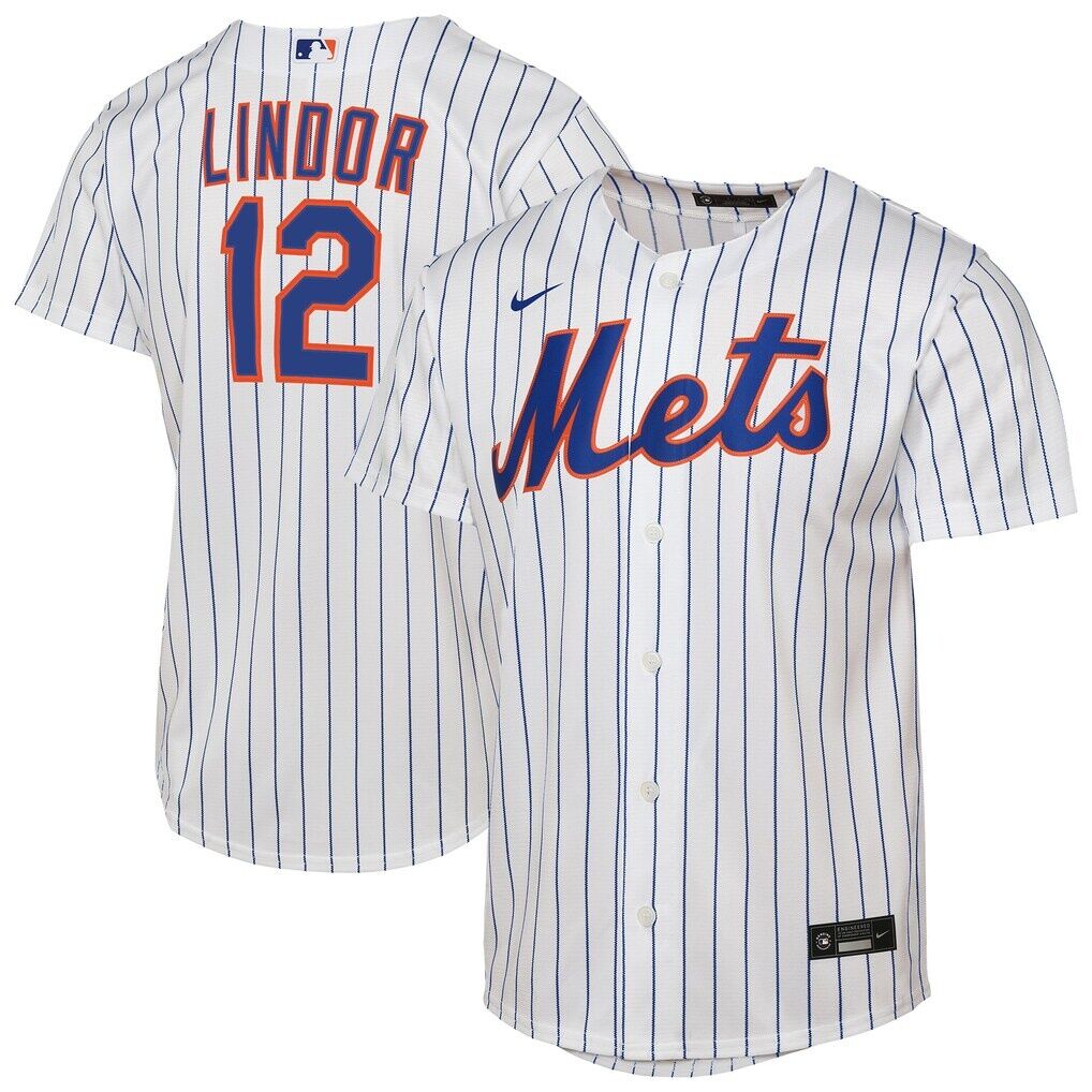 Francisco Lindor New York Mets Nike Youth Home Replica Player Jersey