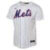 Francisco Lindor New York Mets Nike Youth Home Replica Player Jersey - White - Side View