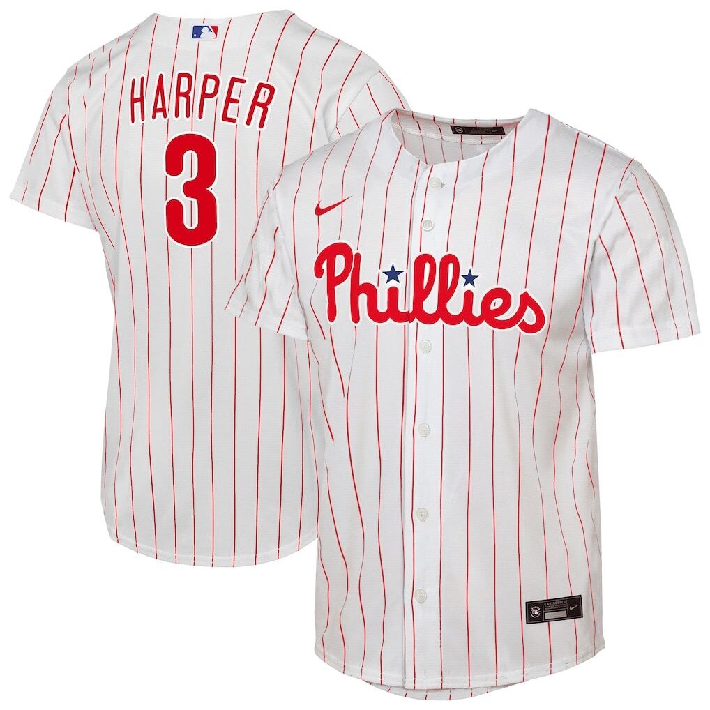 Bryce Harper Philadelphia Phillies Nike Youth Home Replica Player Jersey