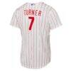 Trea Turner Philadelphia Phillies Nike Youth Home Replica Player Jersey - White - Detail View