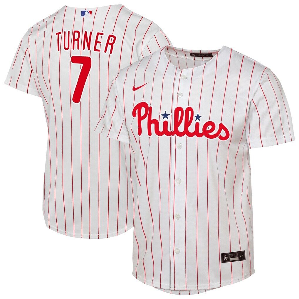 Trea Turner Philadelphia Phillies Nike Youth Home Replica Player Jersey
