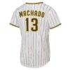 Manny Machado San Diego Padres Nike Youth Home Replica Player Jersey - White - Detail View