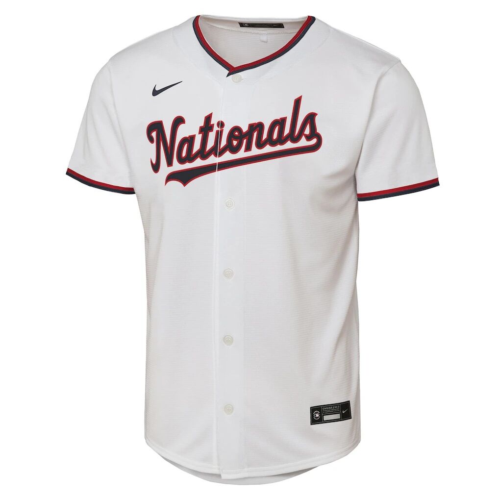 CJ Abrams Washington Nationals Nike Youth Home Replica Player Jersey