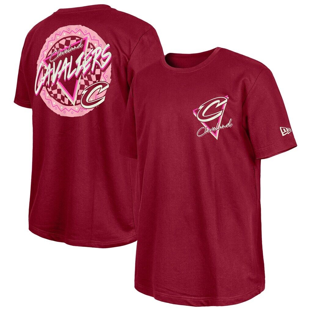 Cleveland Cavaliers New Era Glow-in-the-Dark T-Shirt – Wine
