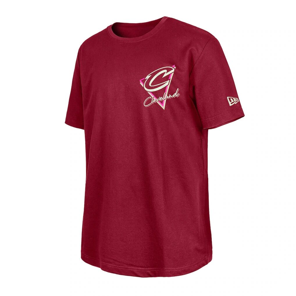 Cleveland Cavaliers New Era Glow-in-the-Dark T-Shirt – Wine