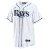 Tampa Bay Rays Nike Home Replica Jersey - White - Side View