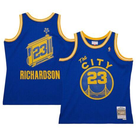 Jason Richardson Golden State Warriors Mitchell & Ness 2004/05 Hardwood Classics Swingman Jersey - - Front View