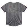 New York Mets Nike Preschool City Connect Jersey - Gray - Side View
