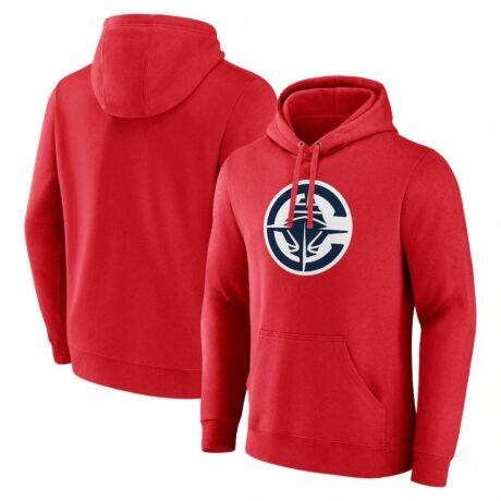 LA Clippers Primary Logo Pullover Hoodie - Red
