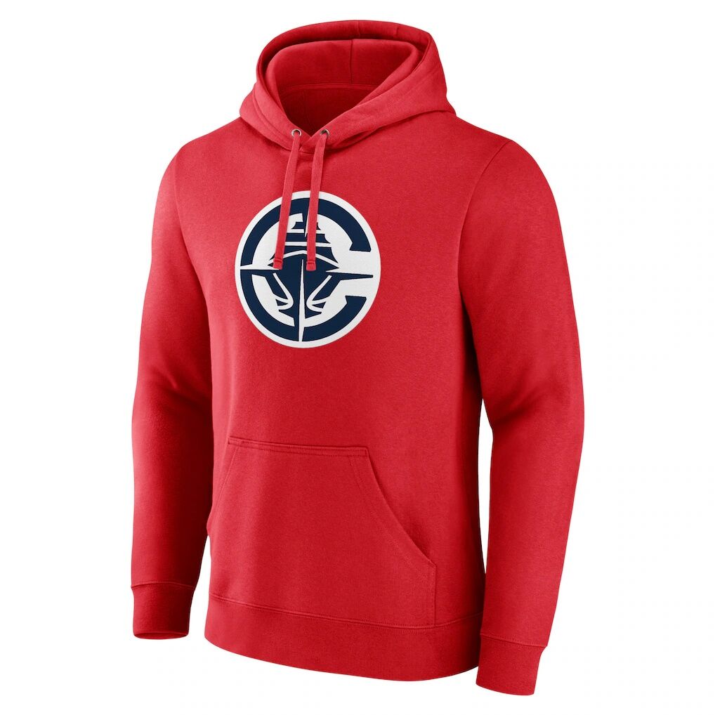 LA Clippers Primary Logo Pullover Hoodie – Red