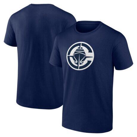 LA Clippers Primary Logo T-Shirt - Navy - Front View