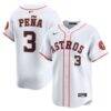 Jeremy Peña Houston Astros Nike Home Limited Player Jersey - White - Front View