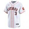 Jeremy Peña Houston Astros Nike Home Limited Player Jersey - White - Side View