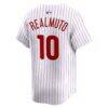 J.T. Realmuto Philadelphia Phillies Nike Home Limited Player Jersey - White - Detail View