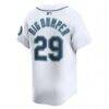 Cal Raleigh Seattle Mariners Nike Home Limited Player Jersey - White - Detail View