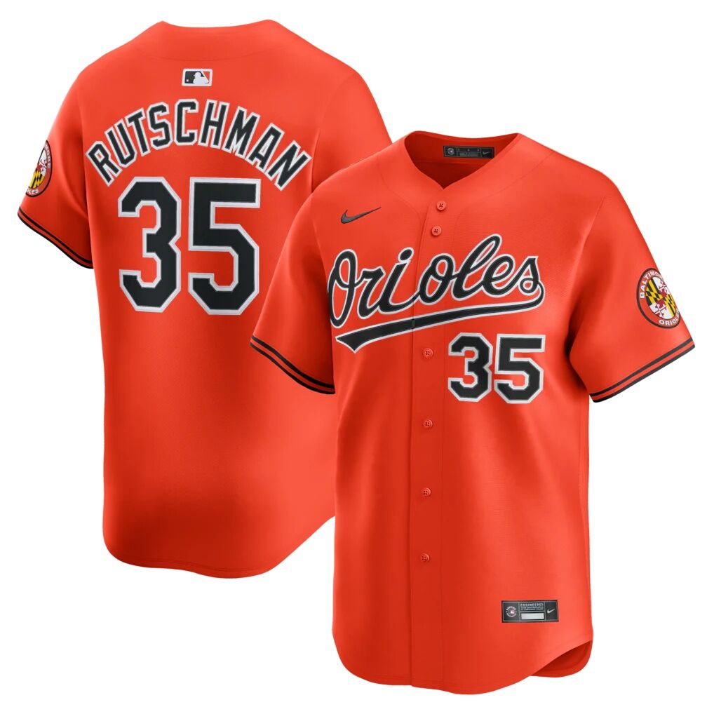 Adley Rutschman Baltimore Orioles Nike 2nd Alternate Limited Player Jersey