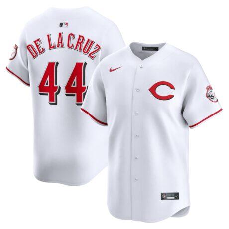 Elly De La Cruz Cincinnati Reds Nike Alternate 2 Limited Player Jersey - White - Front View