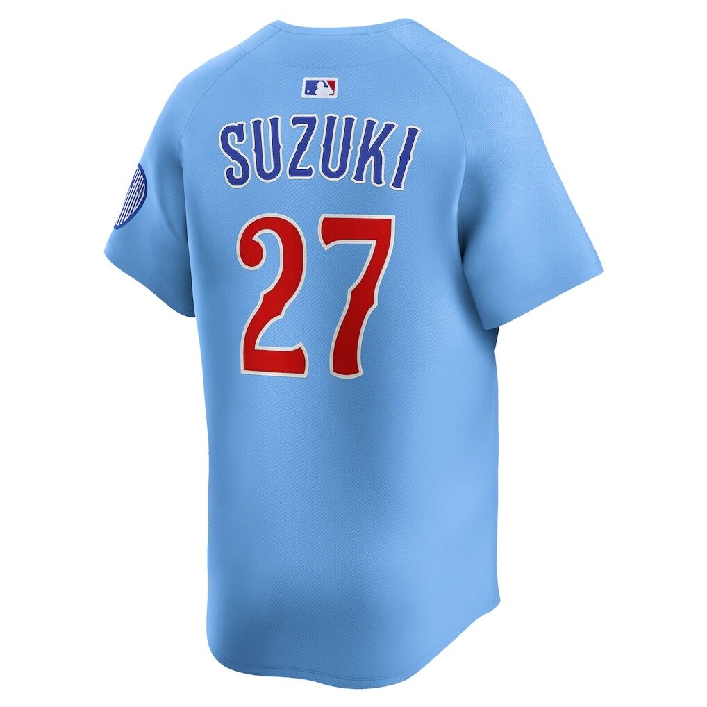 Seiya Suzuki Chicago Cubs Nike 2nd Alternate Limited Player Jersey - Light Blue