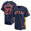 Jose Altuve Houston Astros Nike Alternate Limited Player Jersey - Navy - Front View