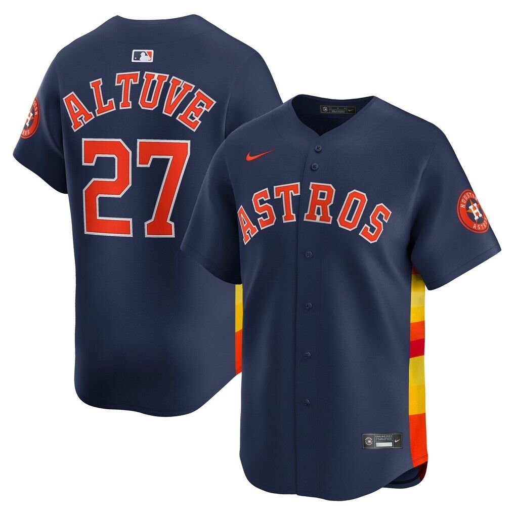 Jose Altuve Houston Astros Nike Alternate Limited Player Jersey