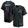 Ketel Marte Arizona Diamondbacks Nike Alternate Limited Jersey - Black - Front View