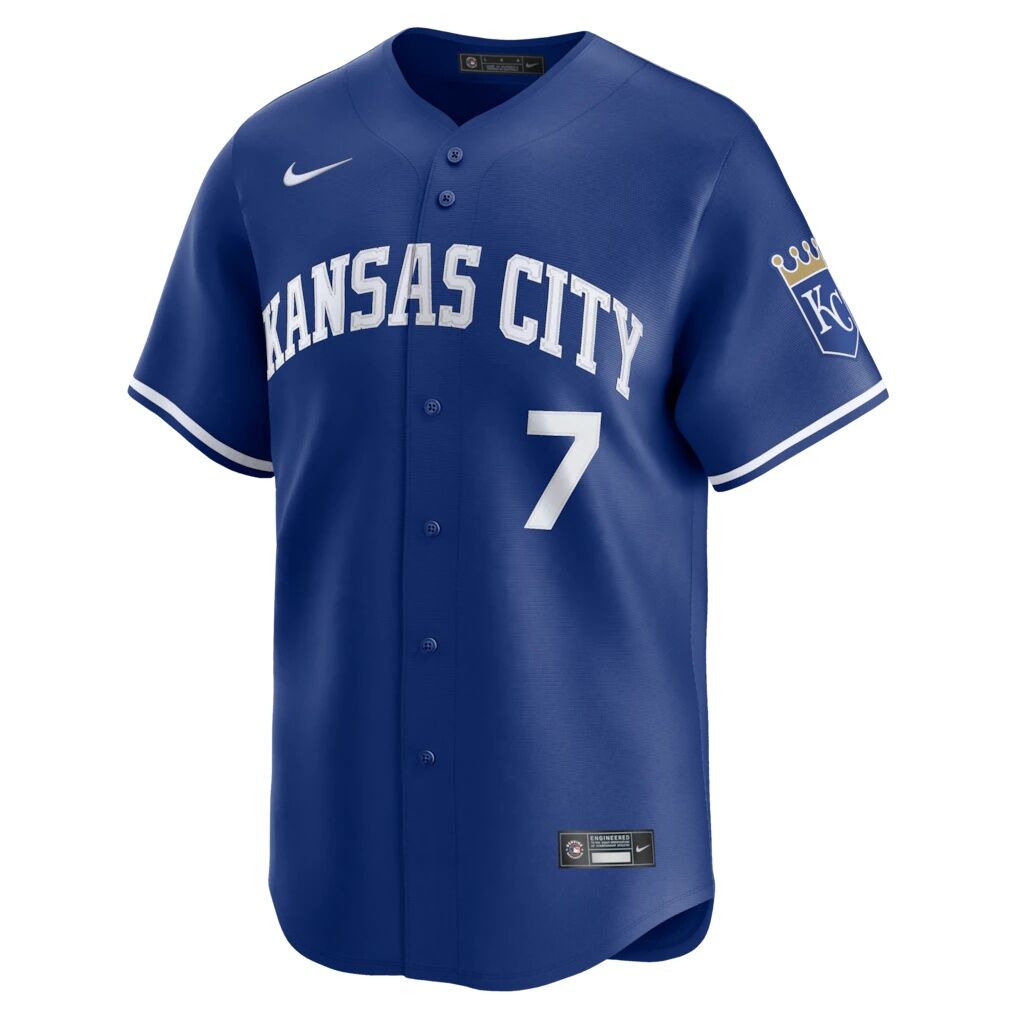 Bobby Witt Jr. Kansas City Royals Nike Alternate 2 Limited Player Jersey - Royal