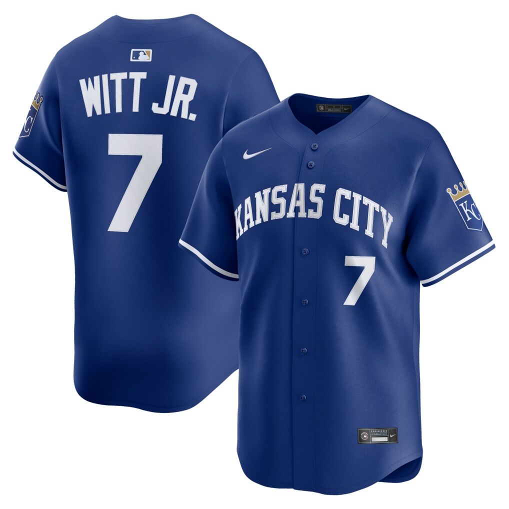 Bobby Witt Jr. Kansas City Royals Nike Alternate 2 Limited Player Jersey - Royal