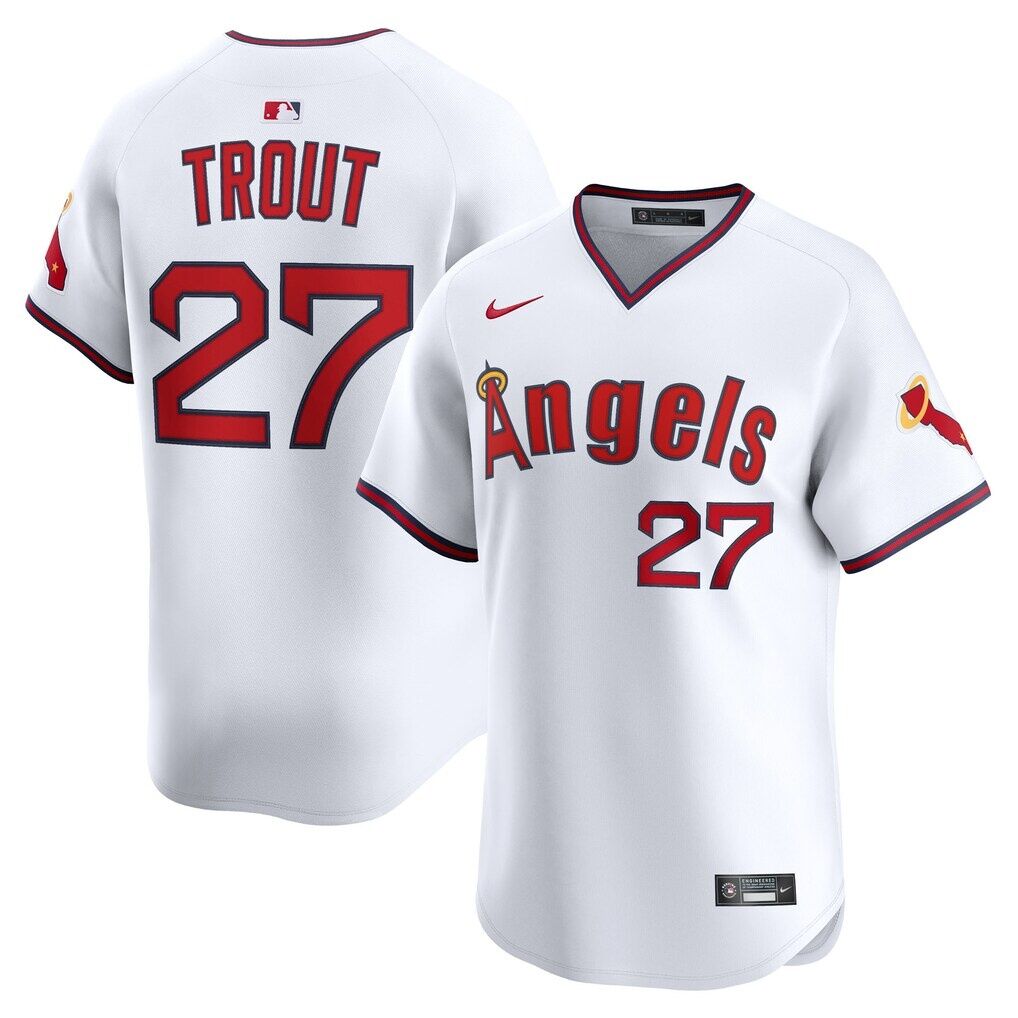 Mike Trout Los Angeles Angels Nike Alternate Limited Jersey