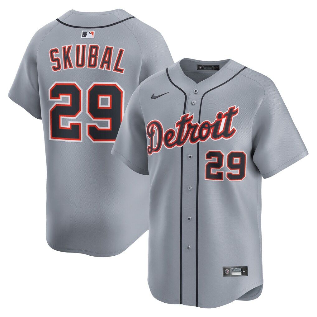 Tarik Skubal Detroit Tigers Nike Road Limited Jersey