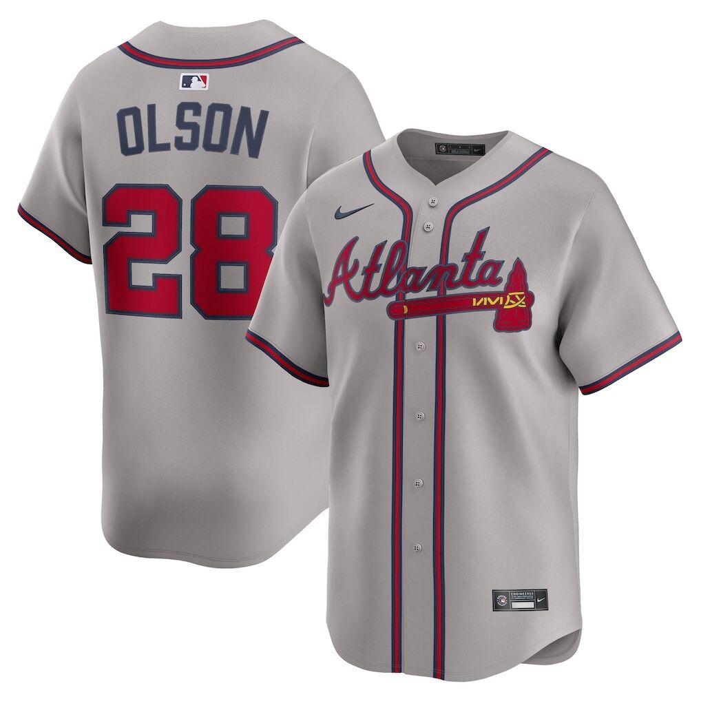 Matt Olson Atlanta Braves Nike Road Limited Player Jersey