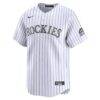 Colorado Rockies Nike Home Limited Jersey - White - Alt1
