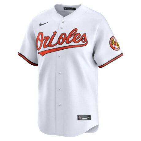 Baltimore Orioles Nike Home Limited Jersey - White - Alt2