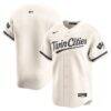 Minnesota Twins Nike Alternate Limited Jersey - Cream - Front View