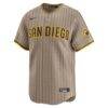 San Diego Padres Nike Alternate Limited Jersey - - Side View