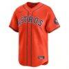 Houston Astros Nike Alternate Limited Jersey - Orange - Side View