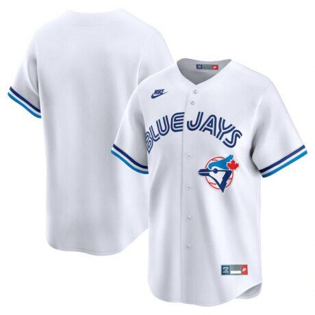 Toronto Blue Jays Nike Cooperstown Collection Limited Jersey - White - Front View