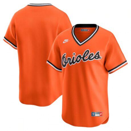 Baltimore Orioles Nike Cooperstown Collection Limited Jersey - Orange - Front View