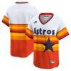 Houston Astros Nike Cooperstown Collection Limited Jersey - White - Front View