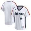 Houston Astros Nike Cooperstown Collection Limited Jersey - White - Front View