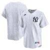 New York Yankees Nike Cooperstown Collection Limited Jersey - White - Front View