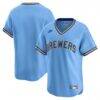 Milwaukee Brewers Nike Cooperstown Collection Limited Jersey - - Front View
