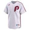 Philadelphia Phillies Nike Cooperstown Collection Limited Jersey - White - Side View