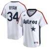 Nolan Ryan Houston Astros Nike Throwback Cooperstown Collection Limited Jersey - White - Front View