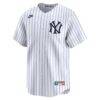 Babe Ruth New York Yankees Nike Throwback Cooperstown Collection Limited Jersey - White - Side View